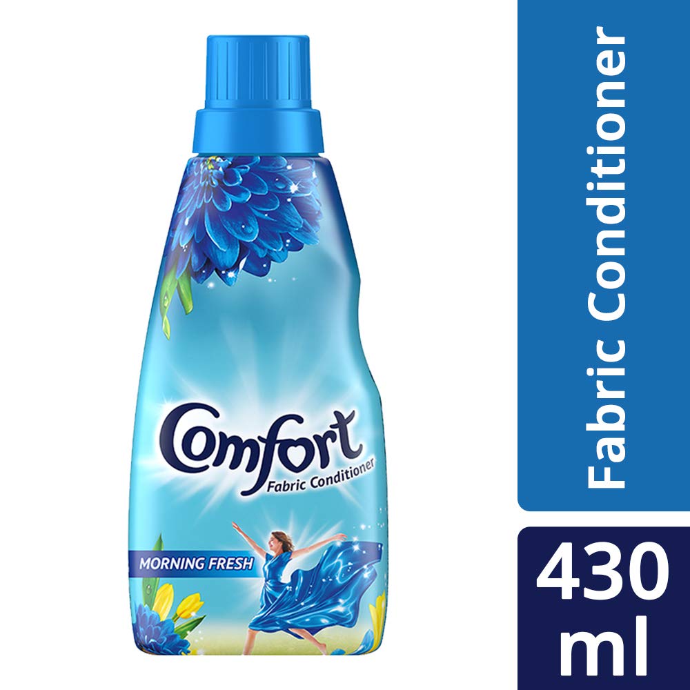 Morning Fresh Fabric Conditioner & Softener - 430ml for Ultra Softness, Shine & Long-Lasting Freshness | Ideal for Laundry, Towels & Bedding | Gentle on Clothes & Skin