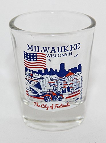Milwaukee Wisconsin Shot Glass - Great American Cities Collection - Perfect for Souvenirs, Gifts & Barware