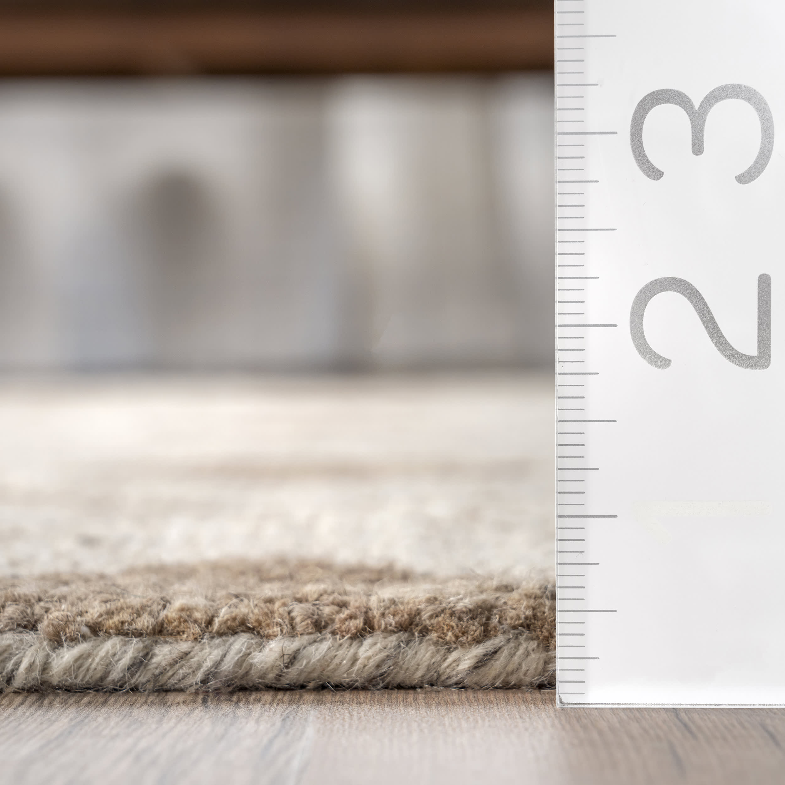 Premium Coco Trellis Wool Rug - Soft Beige Bohemian Style Area Rug for Living Room, Bedroom, or Nursery - Cozy & Stylish Home Decor