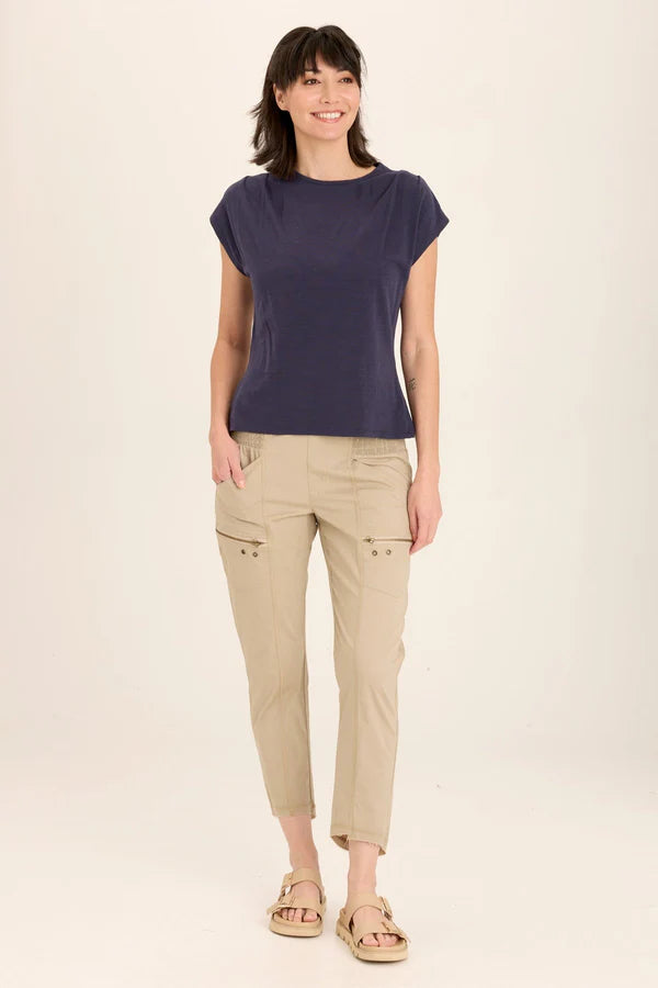Acker Slim Pant Linwood Sands Pigment - Stylish & Comfortable Men's Dress Pants for Office, Business & Formal Occasions