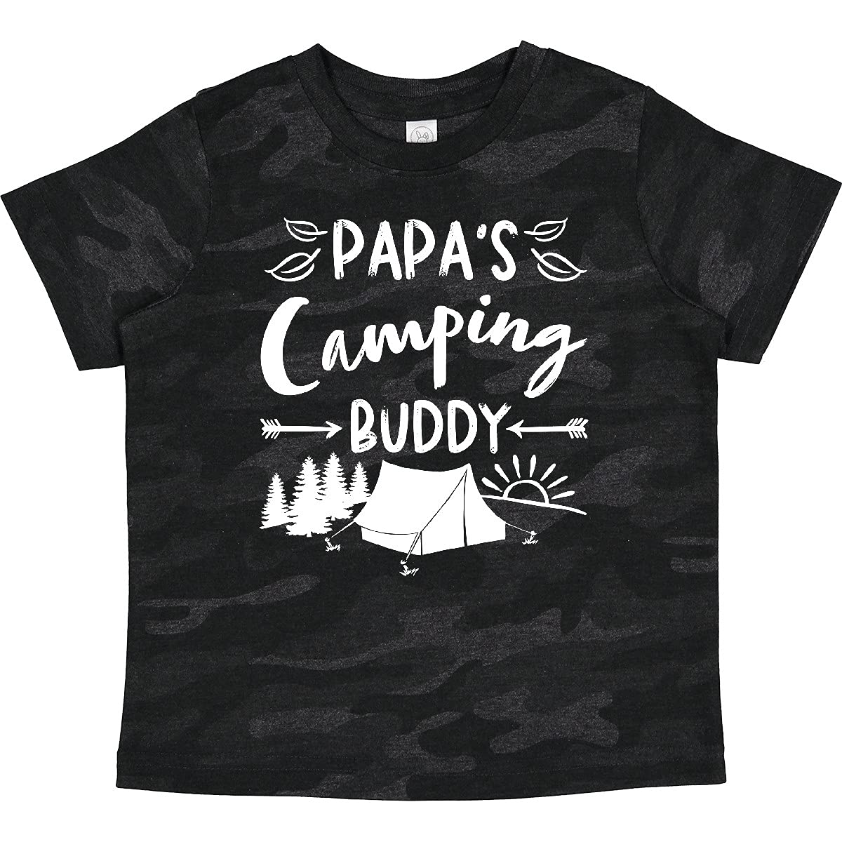 Inktastic Dad's Camping Buddy Toddler T-Shirt - Cute Father & Son Matching Outfit for Outdoor Adventures, Hiking, and Family Camping Trips