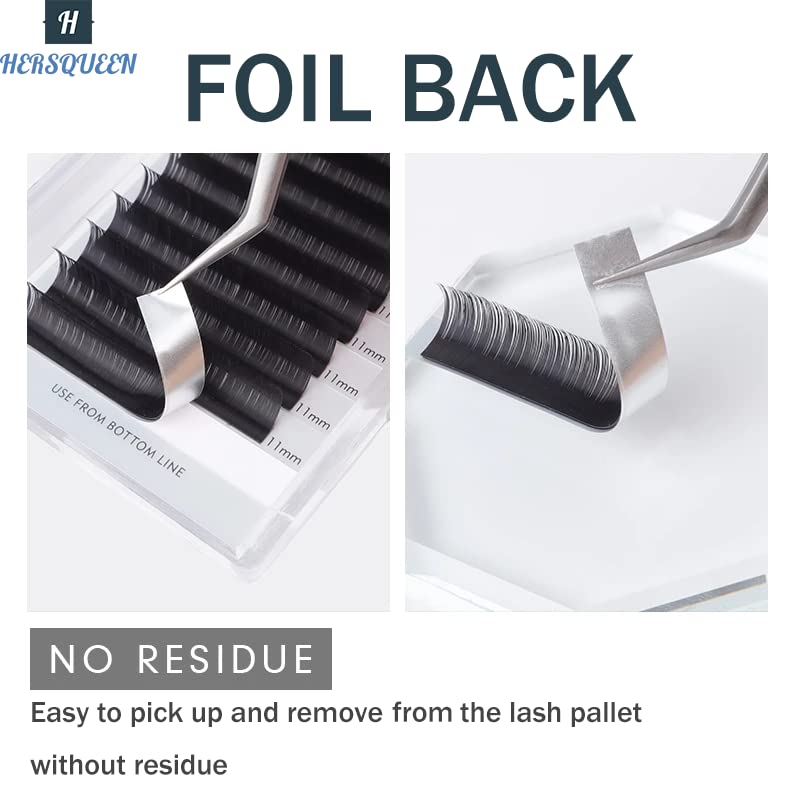 0.05 Russian Volume Eyelash Extensions - Cashmere Mink Lashes with C/D Curls for Salon & Home Use | Semi-Permanent Individual False Eyelashes | Natural Volume Fan Silk Lashes for Bridal, Party & Daily Makeup Looks