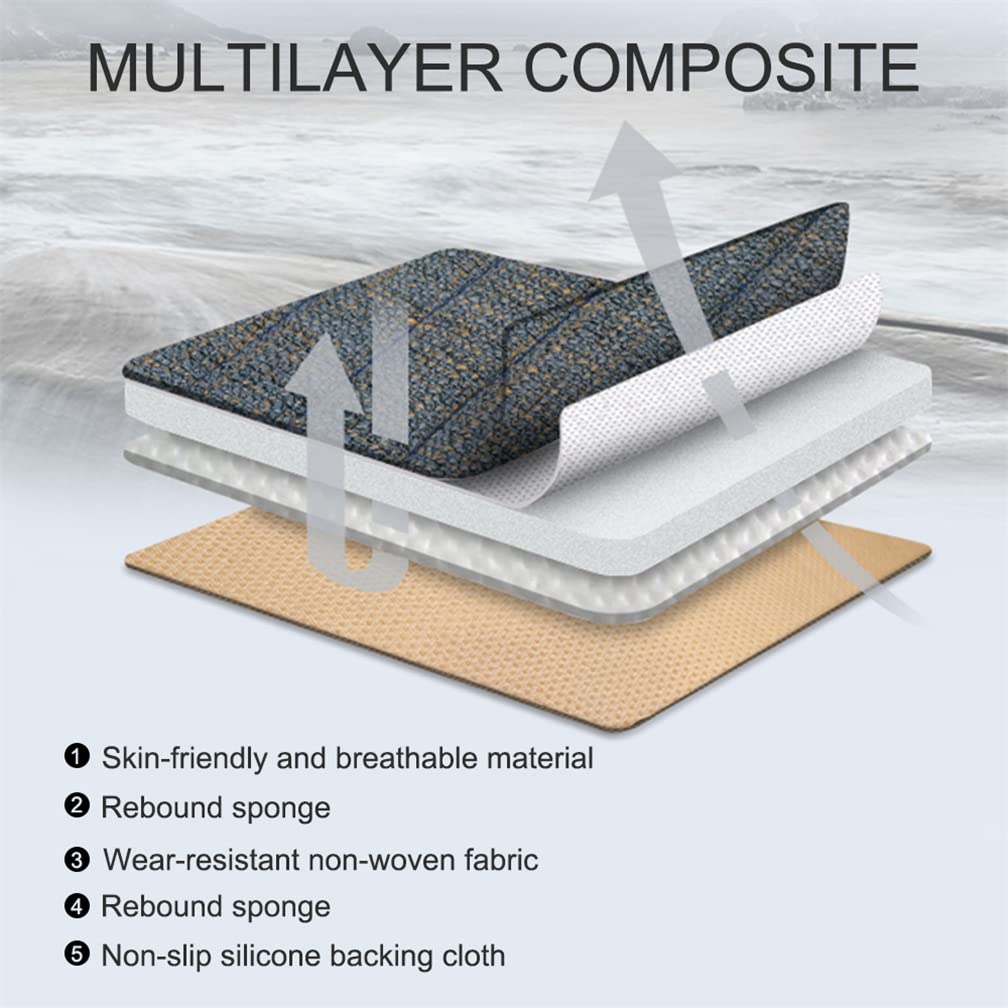 Universal Car Seat Cushion - Skin-Friendly Breathable Seat Protector for 95% Vehicles | Soft Comfortable Flax Material | Wear-Resistant Minimalist Design | Perfect for Long Drives & Daily Commutes (Orange)