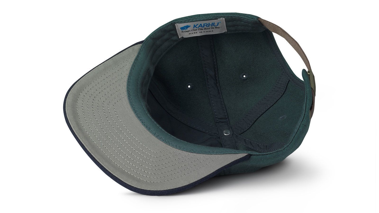 KARHU Logo Cap - Dark Forest/Navy - Stylish Unisex Baseball Hat for Running, Hiking & Outdoor Activities