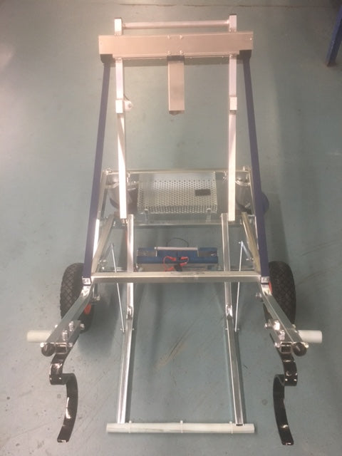IM Electric Kart Stand With Stub Brackets - Heavy Duty Racing Cart Holder - Perfect for Garage Storage & Track Maintenance - Free Shipping Available
