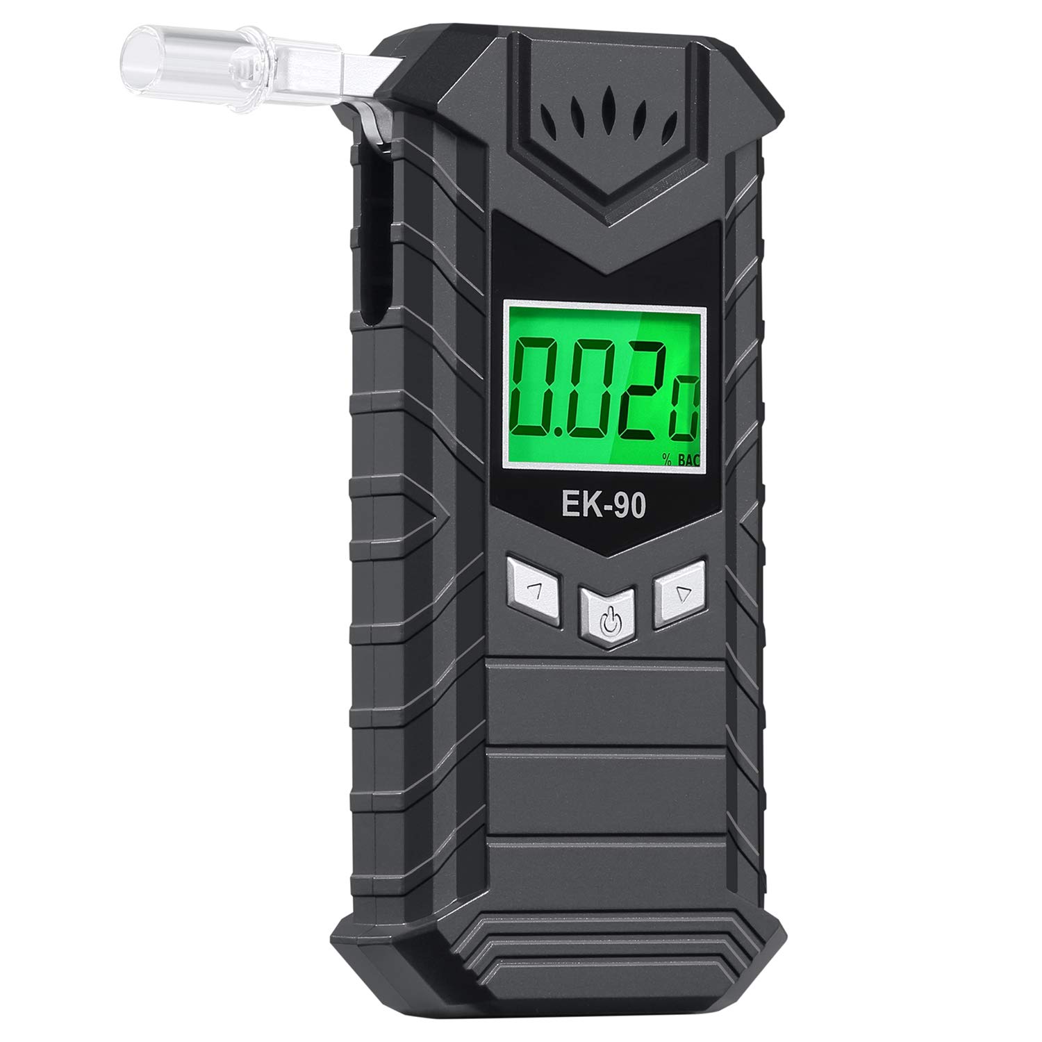 JASTEK Professional Digital Breathalyzer - High Accuracy Rechargeable Alcohol Tester with 10 Disposable Mouthpieces for Drivers | Personal & Workplace Alcohol Testing, DUI Prevention, Safety Monitoring