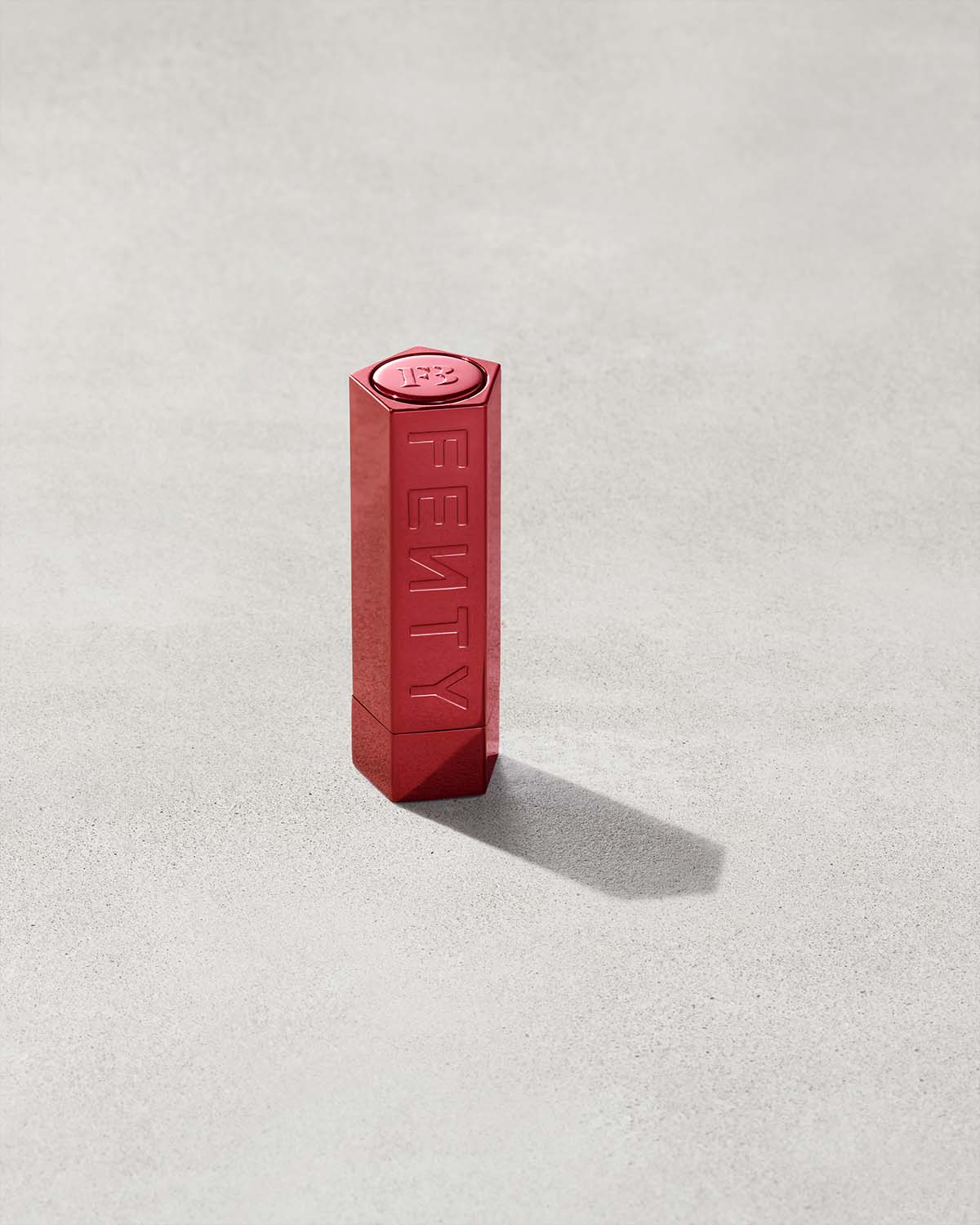 Fenty Icon The Case Semi Matte Refillable Lipstick - Red Edition | Long-Lasting Vegan Lip Color | Perfect for Date Night, Parties & Special Occasions