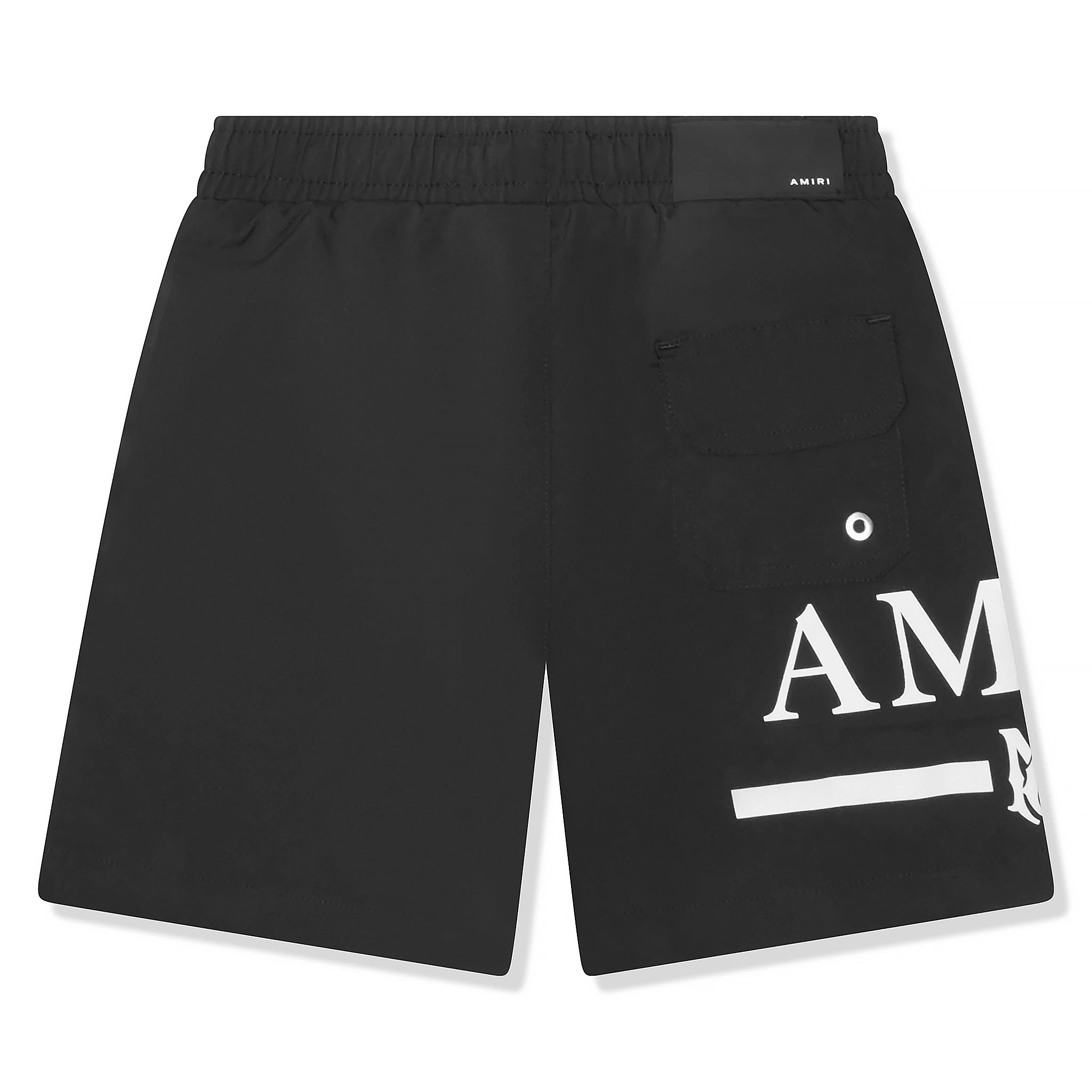 Amiri Kids MA Bar Black Swim Trunks for Boys - Quick-Dry Comfortable Beach Shorts for Swimming, Pool & Summer Vacations