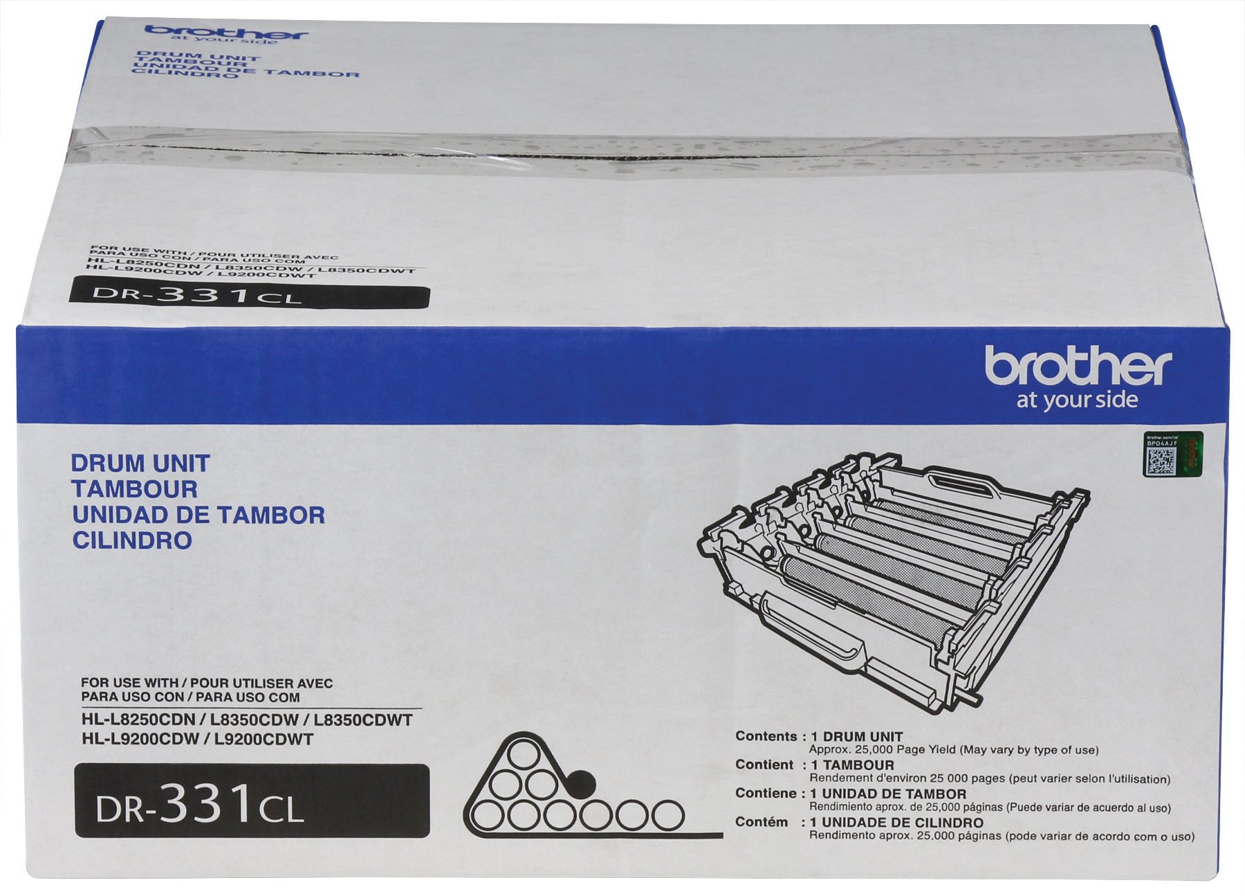 Brother DR331CL High-Yield Drum Unit Set - Compatible with Brother Printers - Ideal for Office & Home Printing Needs