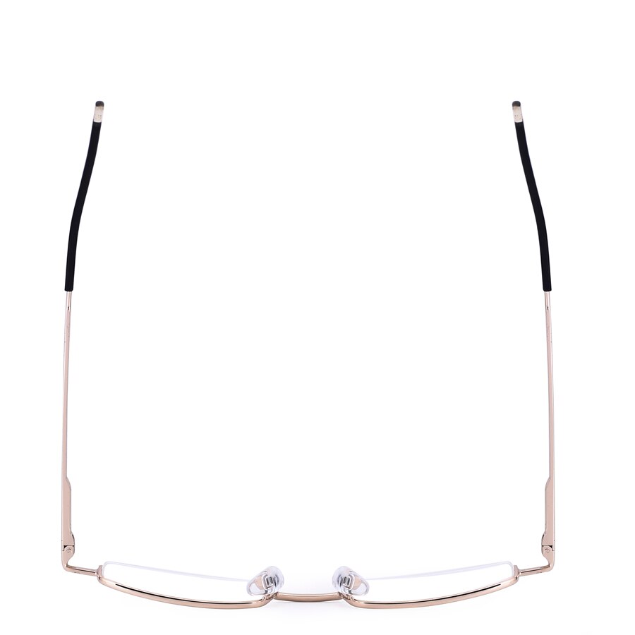 Brightzone Women's Semi-Rimless Square Acetate Reading Glasses with Alloy Arms - R995 for Reading, Computer Work & Fashion Accessory