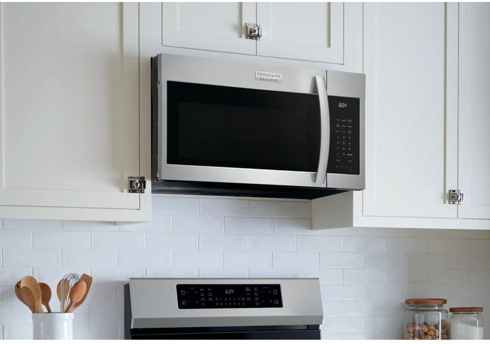 Frigidaire Gallery GMOS1962AF 1.9 Cu. Ft. Over The Range Stainless Steel Microwave Oven - Perfect for Kitchen Remodeling & Space-Saving Cooking