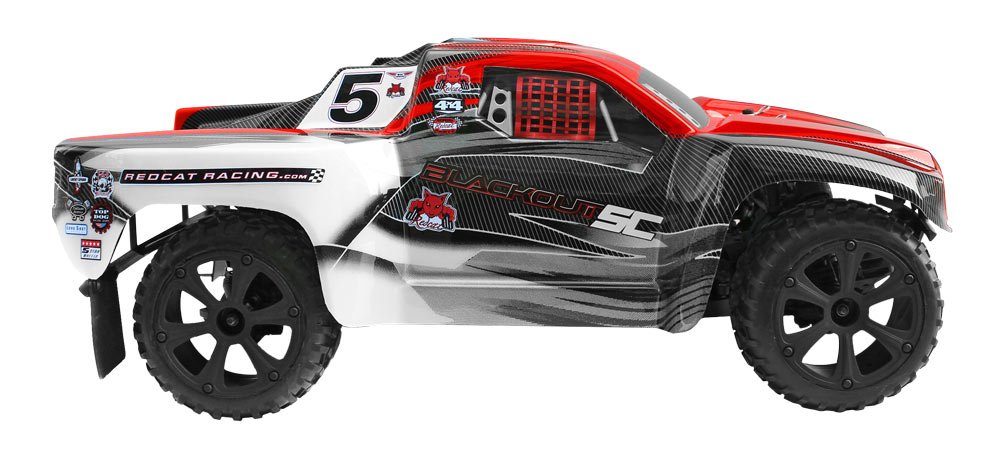 Redcat Racing Blackout SC 1/10 Scale Electric Short Course Truck - Waterproof Off-Road RC Car with Brushless Motor - Perfect for Backyard Racing & Off-Road Adventures