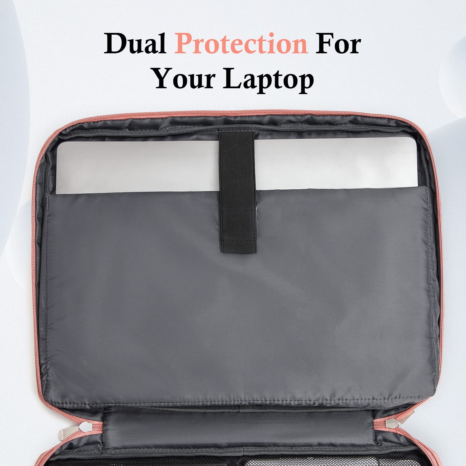 Premium 12.3-17.3 Inch Laptop Sleeve Case - TSA Approved Protective Computer Carrying Bag for MacBook, Dell, HP & More | Perfect for Travel, Office & School Use
