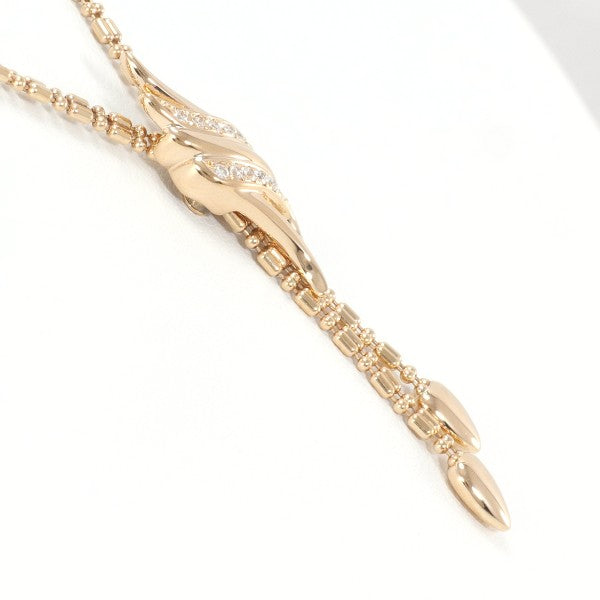 18K Pink Gold Diamond Necklace for Women - Elegant Pendant Jewelry Gift for Anniversary, Valentine's Day & Special Occasions