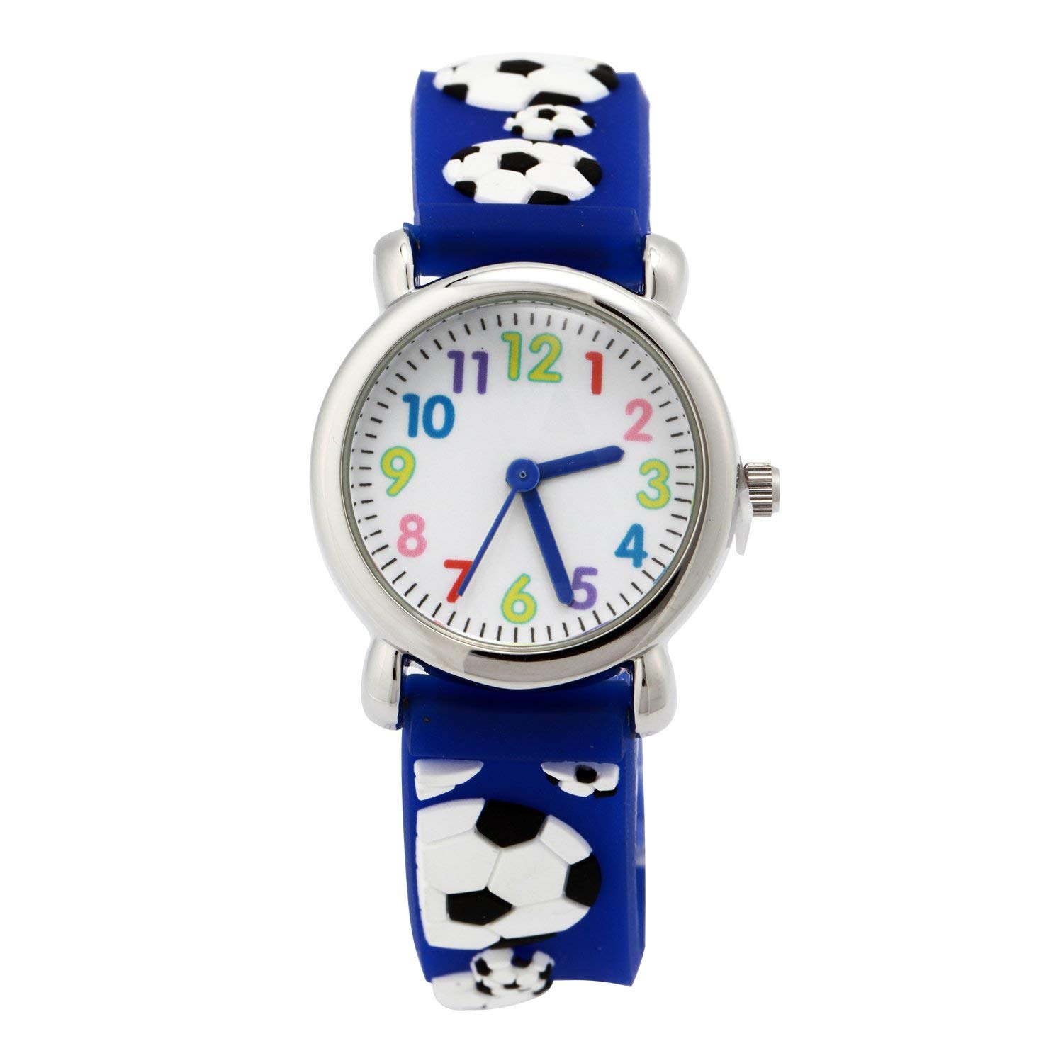 Waterproof Digital Analog Kids Watch for Boys & Girls Ages 3-10 - Cute 3D Cartoon Silicone Band Toddler Wristwatch | Perfect for School, Playtime & Outdoor Activities
