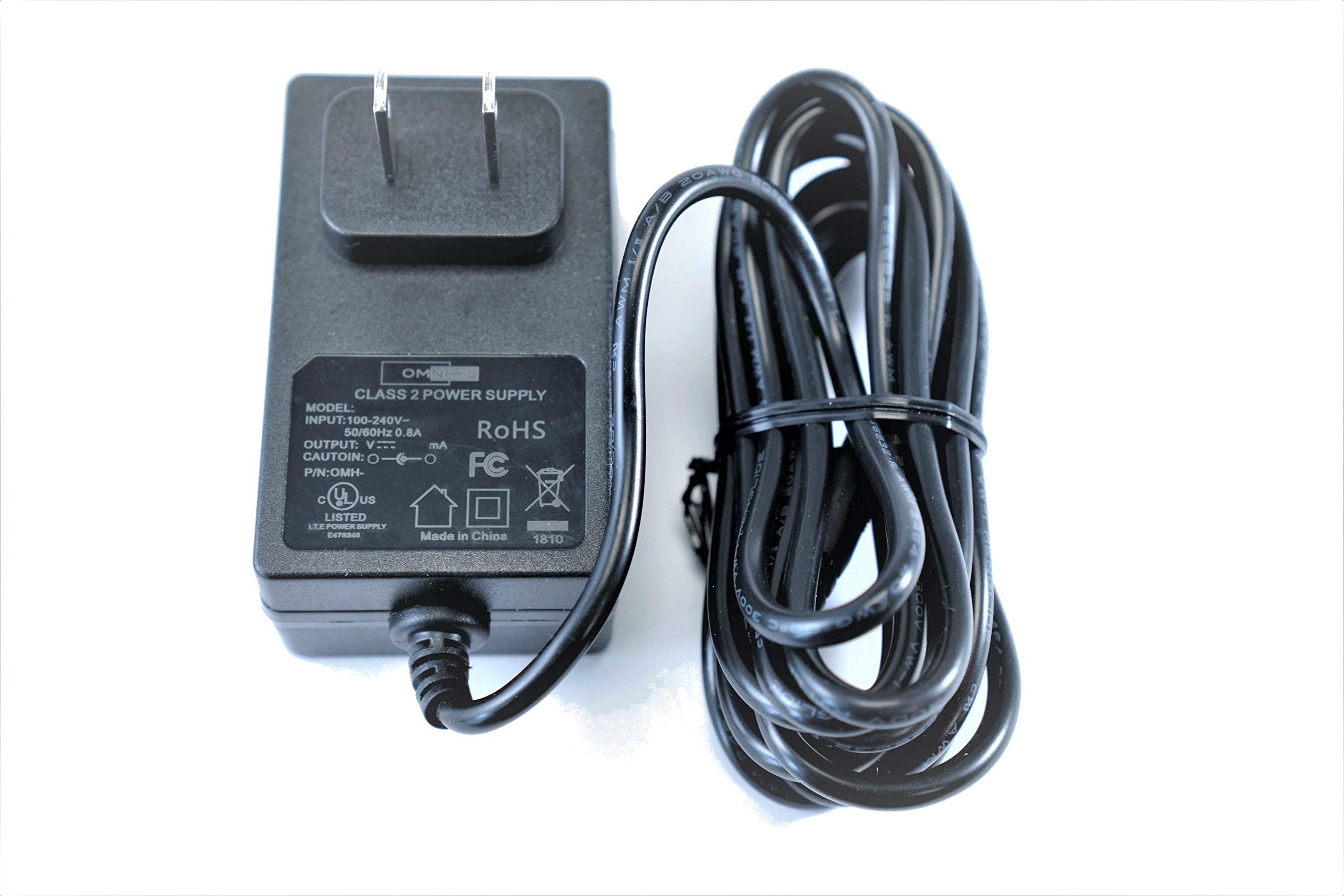 UL Listed 8ft AC/DC Adapter for Coocheer Jump Starter - Car Emergency Power