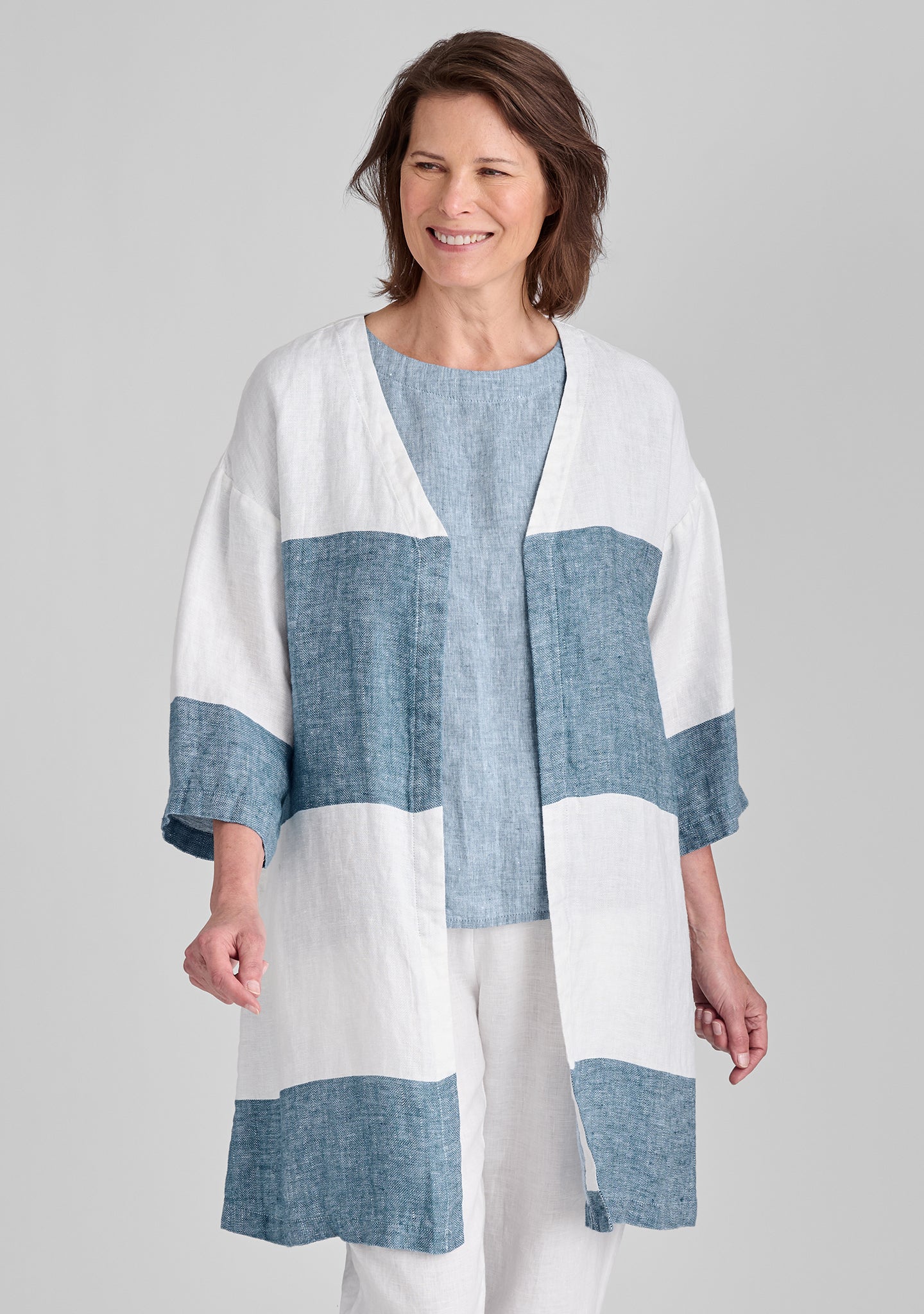 Stylish Harmony Linen Jacket for Women & Men - Lightweight Breathable Summer Blazer - Perfect for Casual Outings, Beach Cover-Up & Office Wear