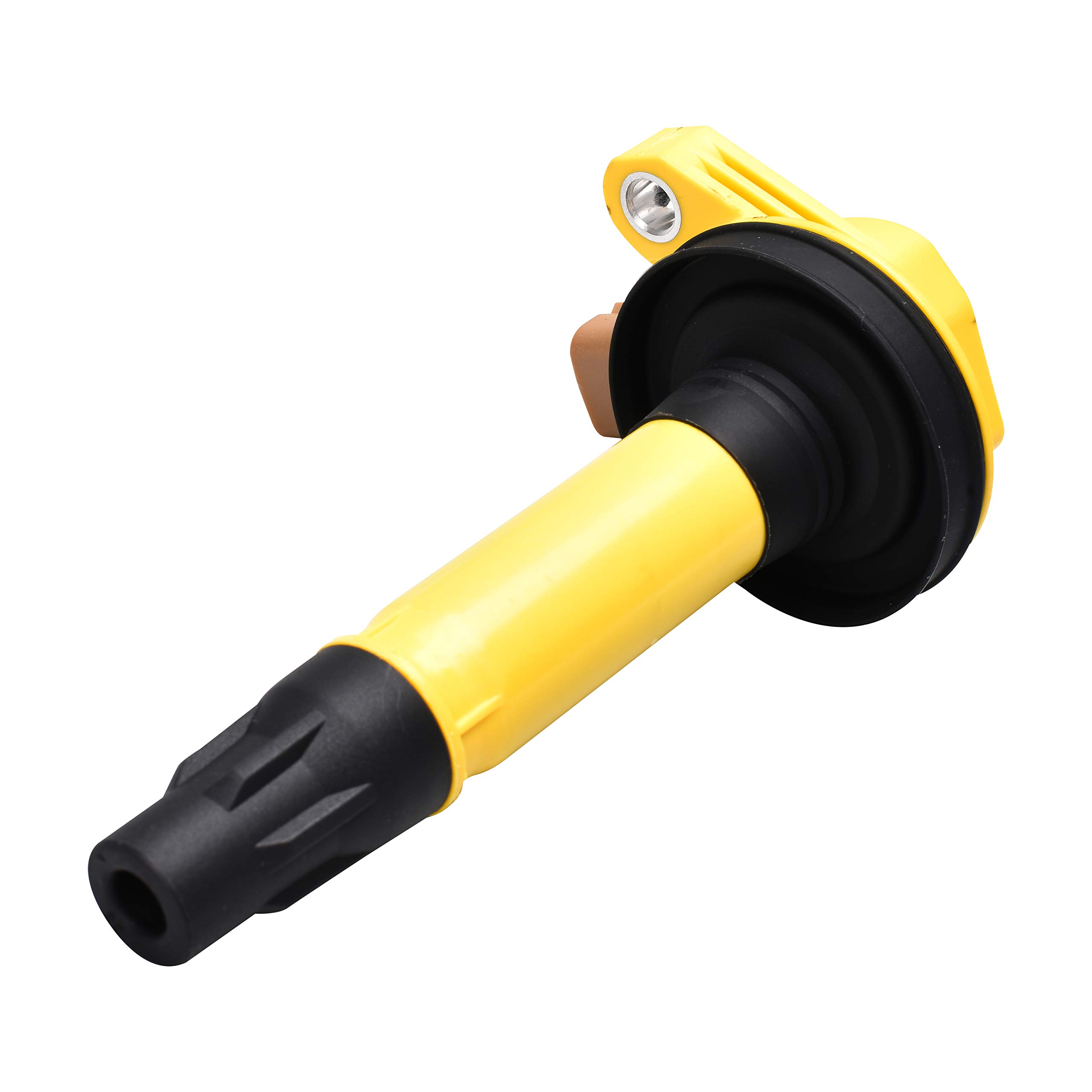 ENA Set of 6 Yellow Ignition Coil Packs - Compatible with 2014-2019 Ford F150, Explorer, Expedition, Flex, Lobo, Transit, Taurus & Lincoln MKS, MKT, Navigator - Replacement for UF646 - Perfect for 3.5L V6 Ecoboost Engine Tune-Ups & Performance Upgrades