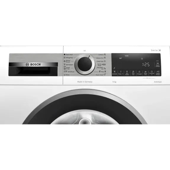 Bosch 9kg Front Load Washing Machine White WGG24401AU - Energy Efficient, Quiet Laundry Appliance for Small Homes & Apartments