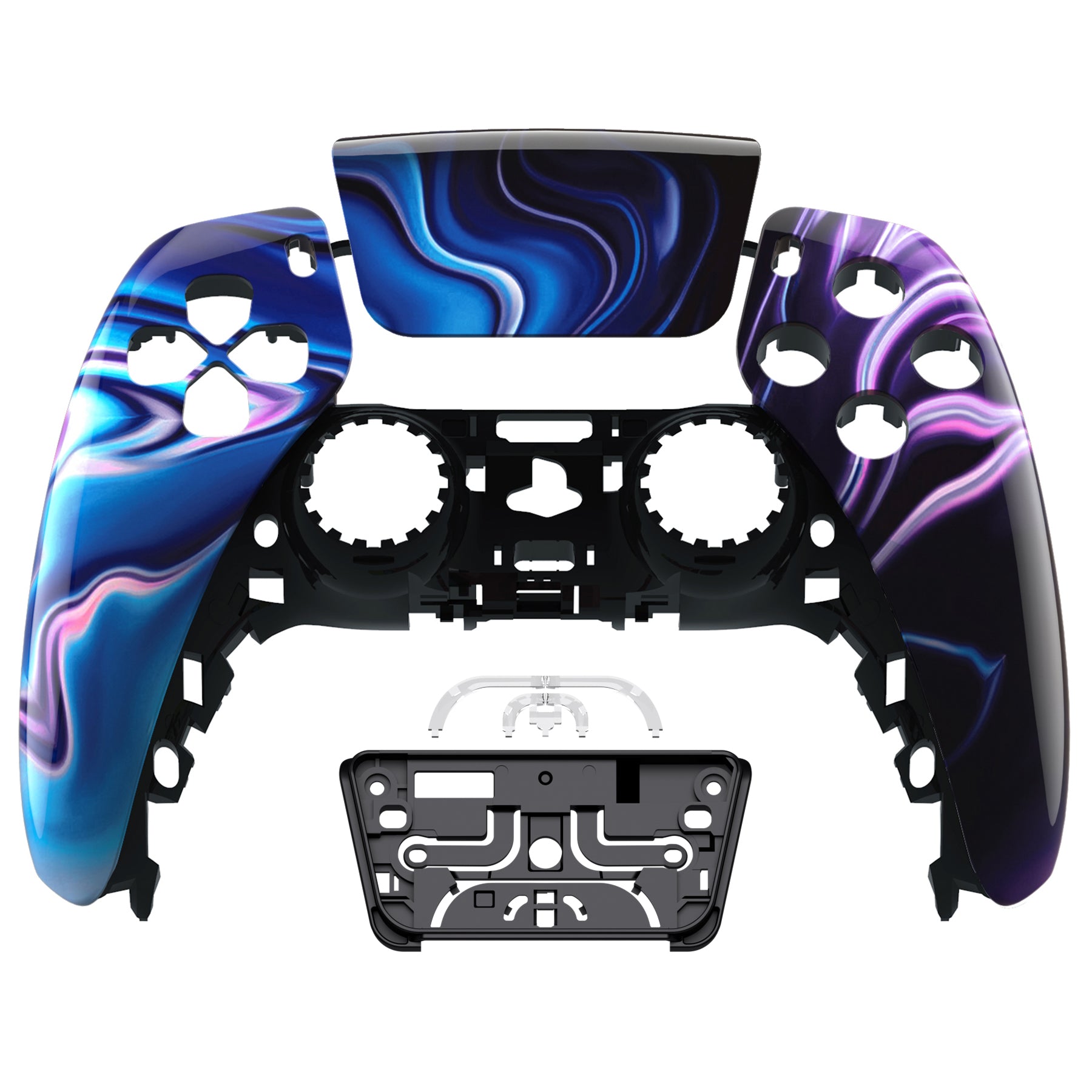 eXtremeRate Origin of Chaos Touchpad Front Housing Shell for PS5 Controller BDM-010/020/030/040/050 - DIY Replacement Shell & Custom Touch Pad Cover - Gaming Accessories for PS5 Controller ZPFT1034G3 - Perfect for PS5 Controller Customization & Gaming Enthusiasts