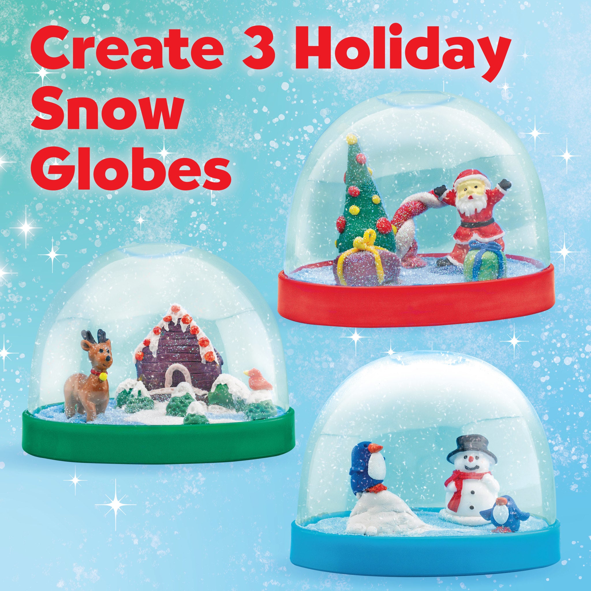 DIY Holiday Snow Globes Kit - Create Custom Christmas Ornaments & Winter Decorations #1846000 | Perfect for Festive Gifts, Home Decor & Seasonal Crafting
