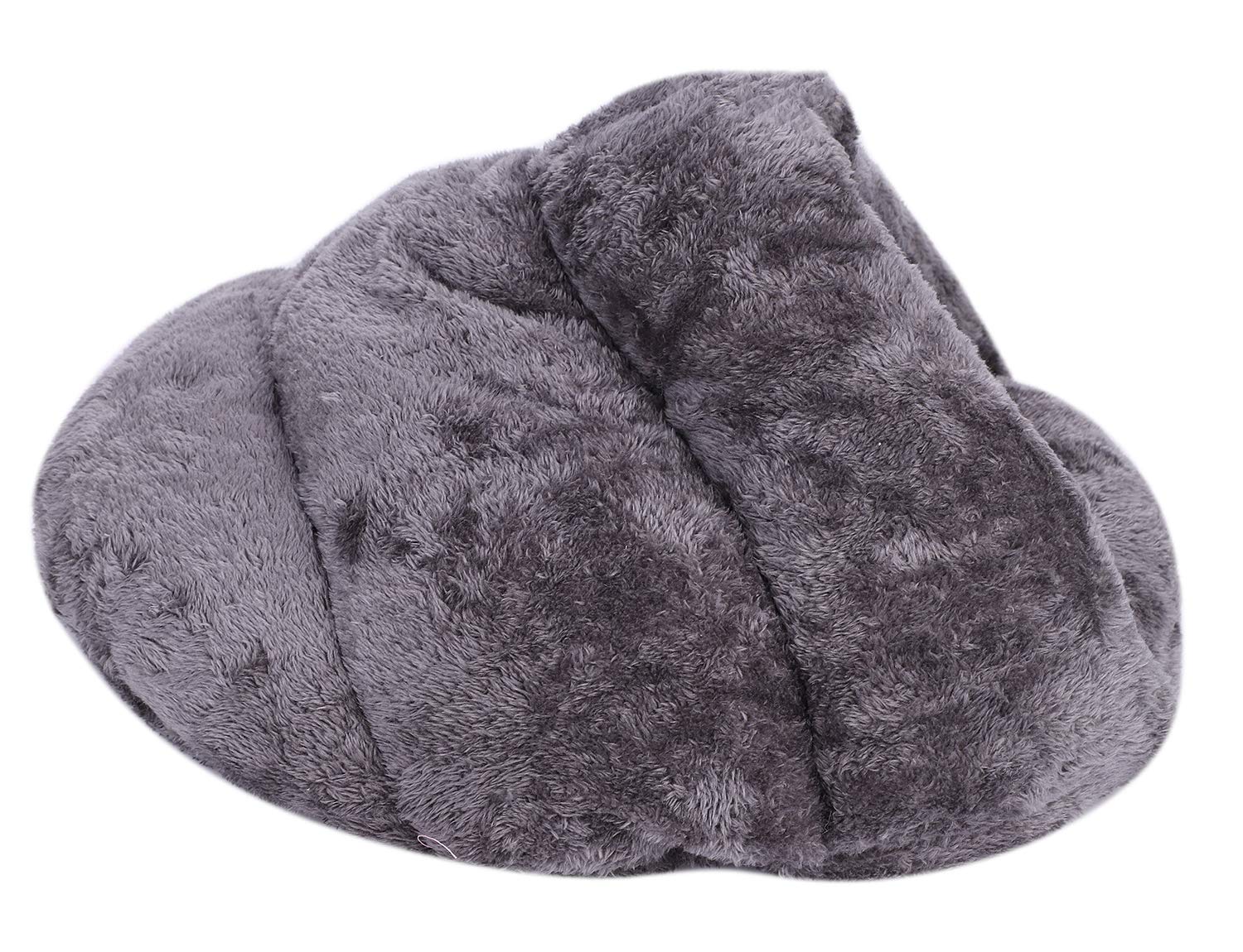 Small Pet Tent Cave Bed - Warm Indoor Nest for Dogs & Cats - Portable, Washable & Foldable - Perfect for Winter Sleep & Cozy Napping