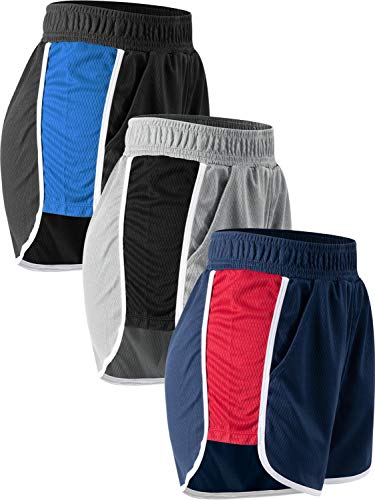CADMUS Women's Running Shorts - High Waist Athletic Workout Shorts with Pockets for Gym, Yoga & Outdoor Activities | Moisture Wicking & Comfort Fit