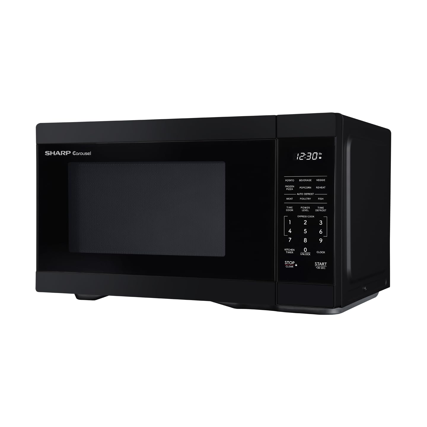 SHARP SMC1161KB 1000W Countertop Microwave Oven with Removable 12.4