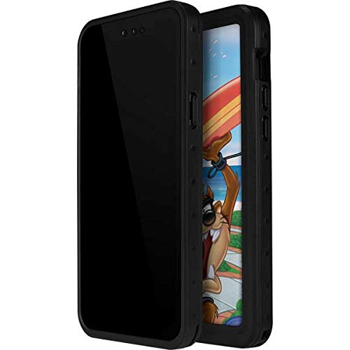 Waterproof Phone Case for iPhone 12 Pro Max - Officially Licensed Looney Tunes Tasmanian Devil Surfboard Design | Shockproof & Durable Protection for Swimming, Beach, Outdoor Activities