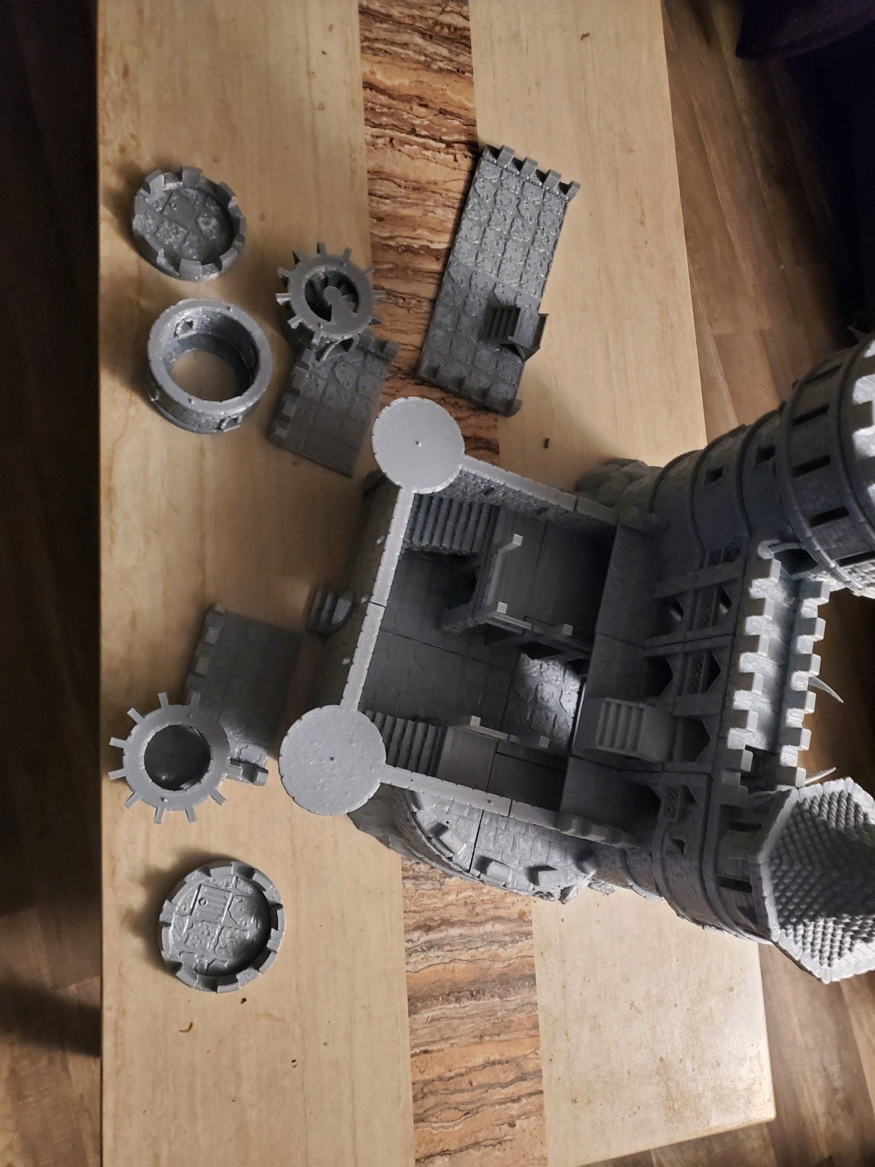 The Dark Castle 10mm Fantasy Terrain Set for Warhammer & Dungeons & Dragons - Perfect for Tabletop RPG Battles, Wargaming Scenes & Miniature Dioramas