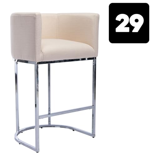 29inch Cream,chrome Base