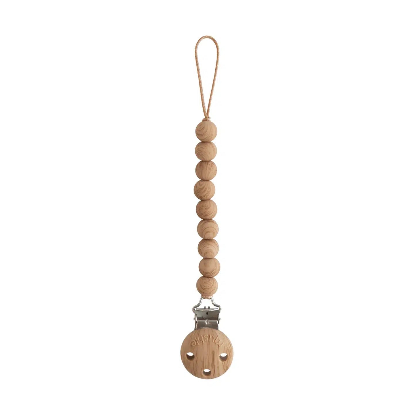 Mushie Silicone Pacifier Clip for Babies - Hera Style (Choose Your Color) - Perfect for On-the-Go, Daycare & Travel Accessories