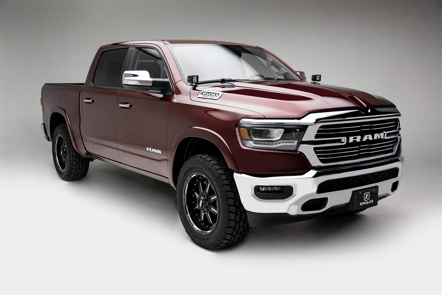 2019-2022 Ram Rebel Ditch Hood Hinge LED Light Kit - 2x 3