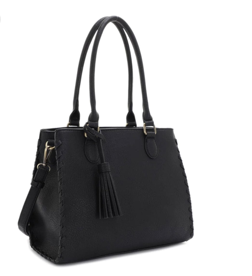 Lioness Concealed Carry Satchel Bag for Women - Black Tactical Purse with Hidden Gun Pocket | Perfect for Everyday Carry, Travel & Self-Defense