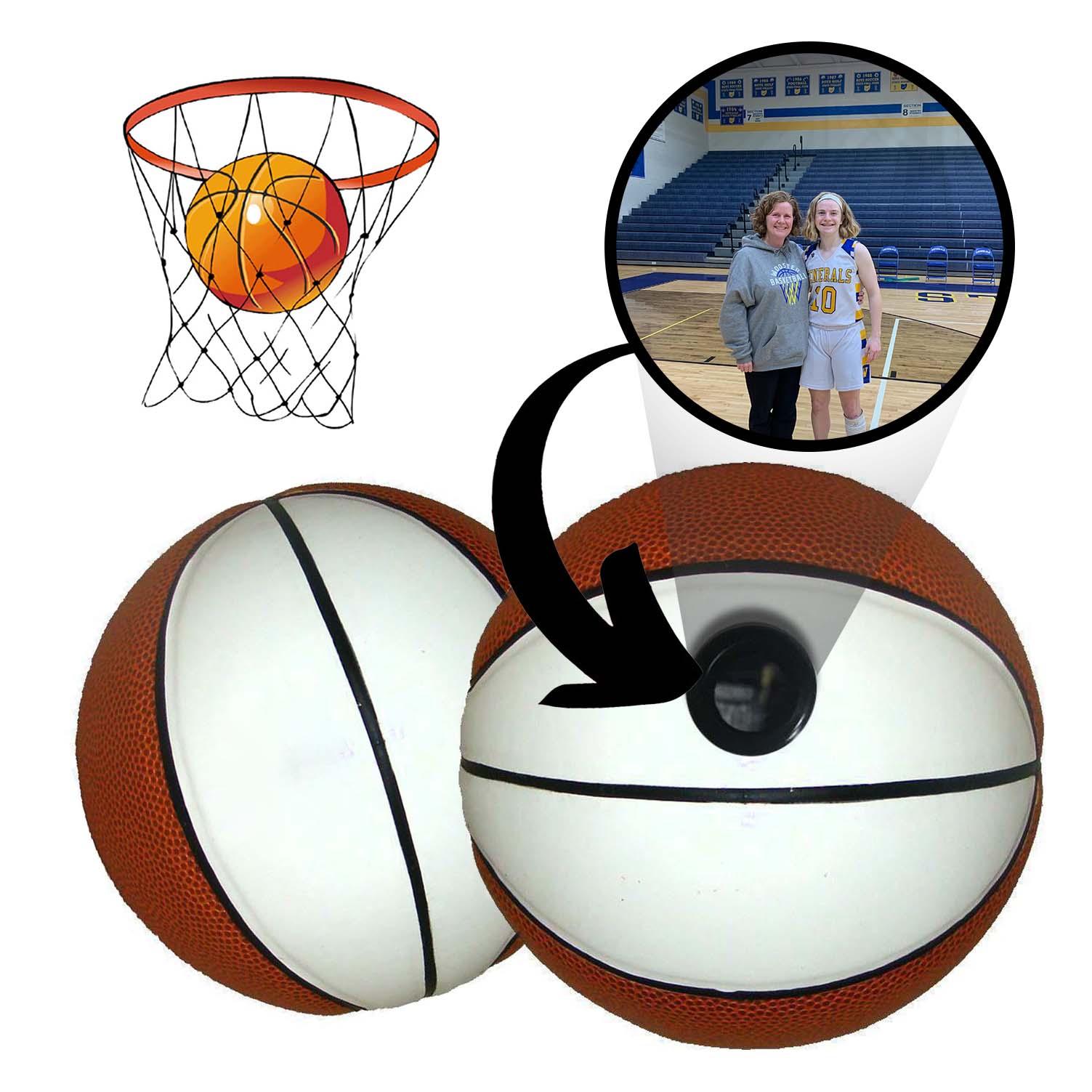 Authentic Basketball Collectible Memorabilia for Fans & Players - Perfect for Home Decor, Sports Gifts, and Man Cave Display