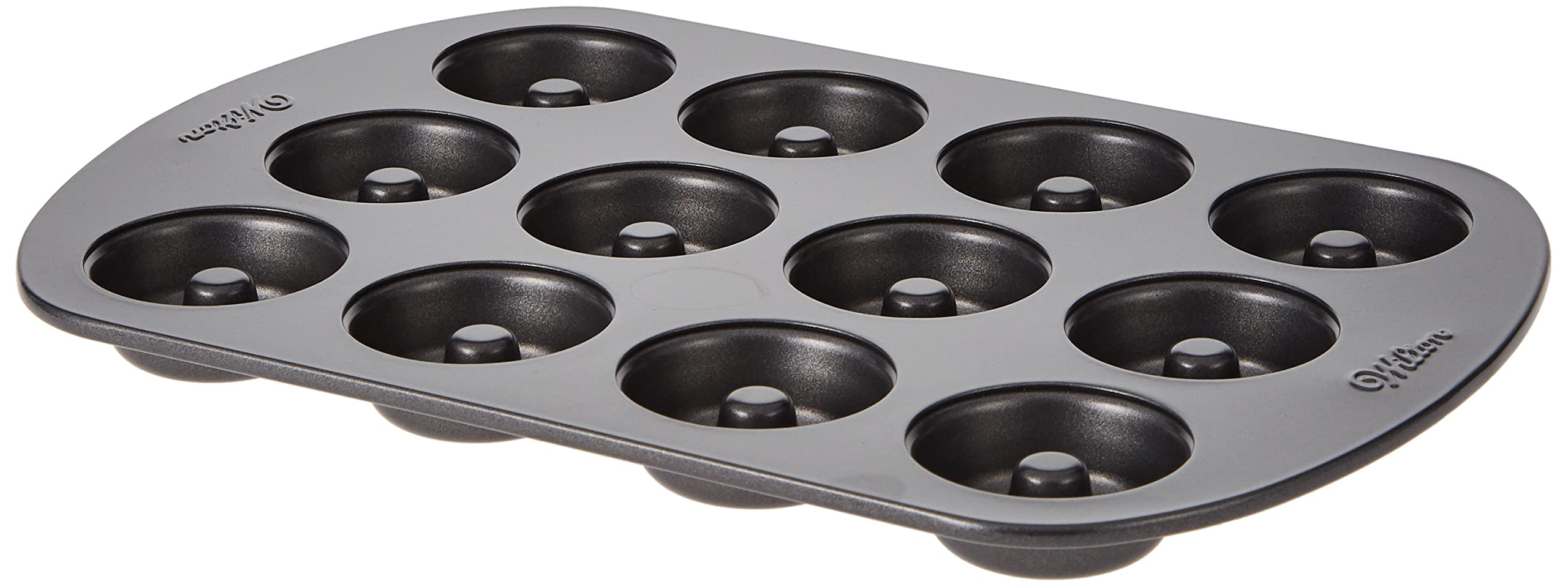Wilton Mini Donut Baking Pan - 12-Cavity Nonstick Donut Mold for Perfect Homemade Donuts | Great for Birthday Parties, Brunch & Holiday Baking