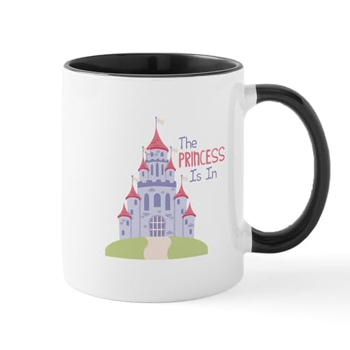 White/Black Inside - The Princess Is In Mugs