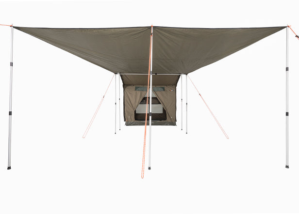 Oztent RV & RV Plus Zip-In Tarp Awning Extension for Camping, Outdoor Adventures & RV Travel - Waterproof Shelter Accessory