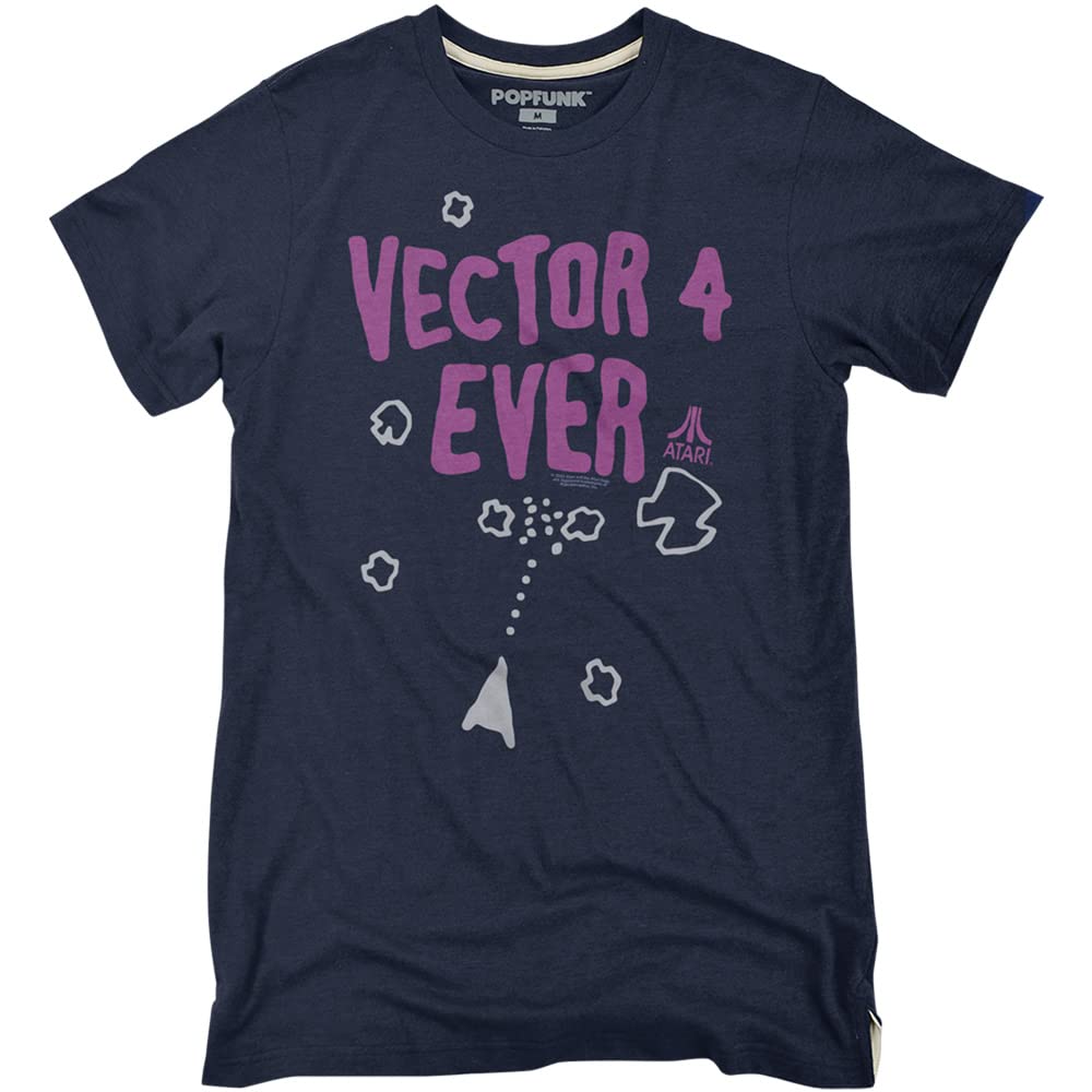 Popfunk Official Classic Video Games Slim Fit Ultrasoft Tri-Blend T-Shirt for Men & Women - Retro Gaming Tee for Casual Wear, Gamer Gifts & Everyday Outfits