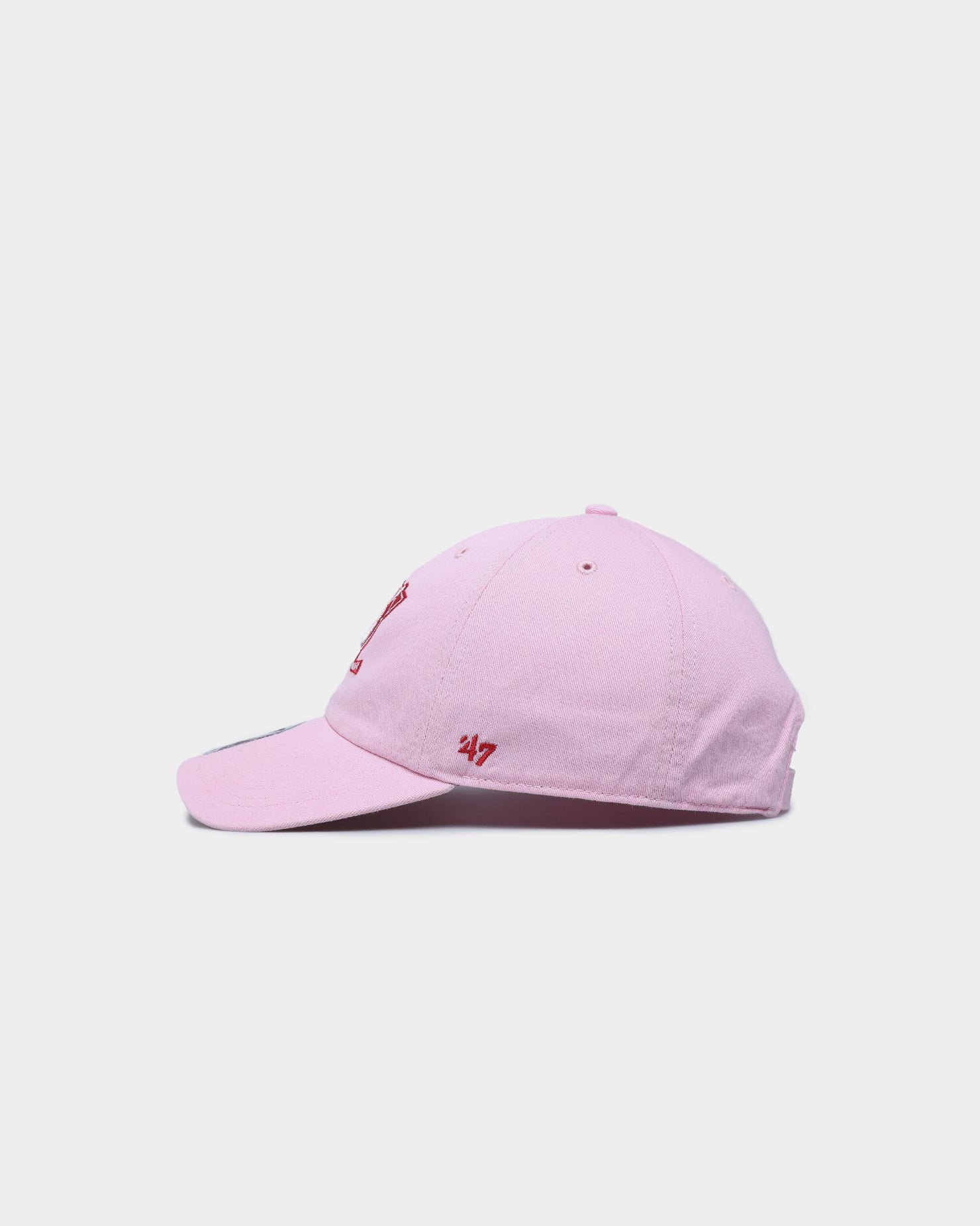 47 Brand Anaheim Ducks 'Lover Not A Fighter' Adjustable Strapback Snapback Hat - Petal Pink for Women & Men - Perfect for Hockey Games, Streetwear Fashion & Casual Outfits