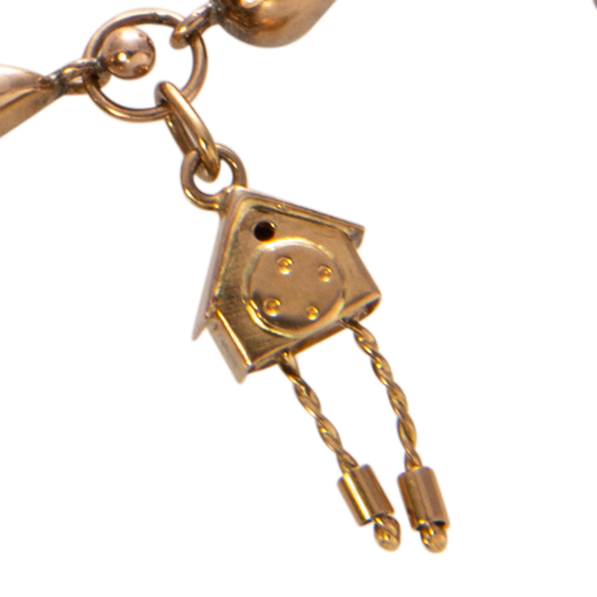 Vintage 18K Gold Mixed Charms Bracelet - Elegant Layered Jewelry for Women - Perfect for Everyday Wear, Gift Giving & Special Occasions
