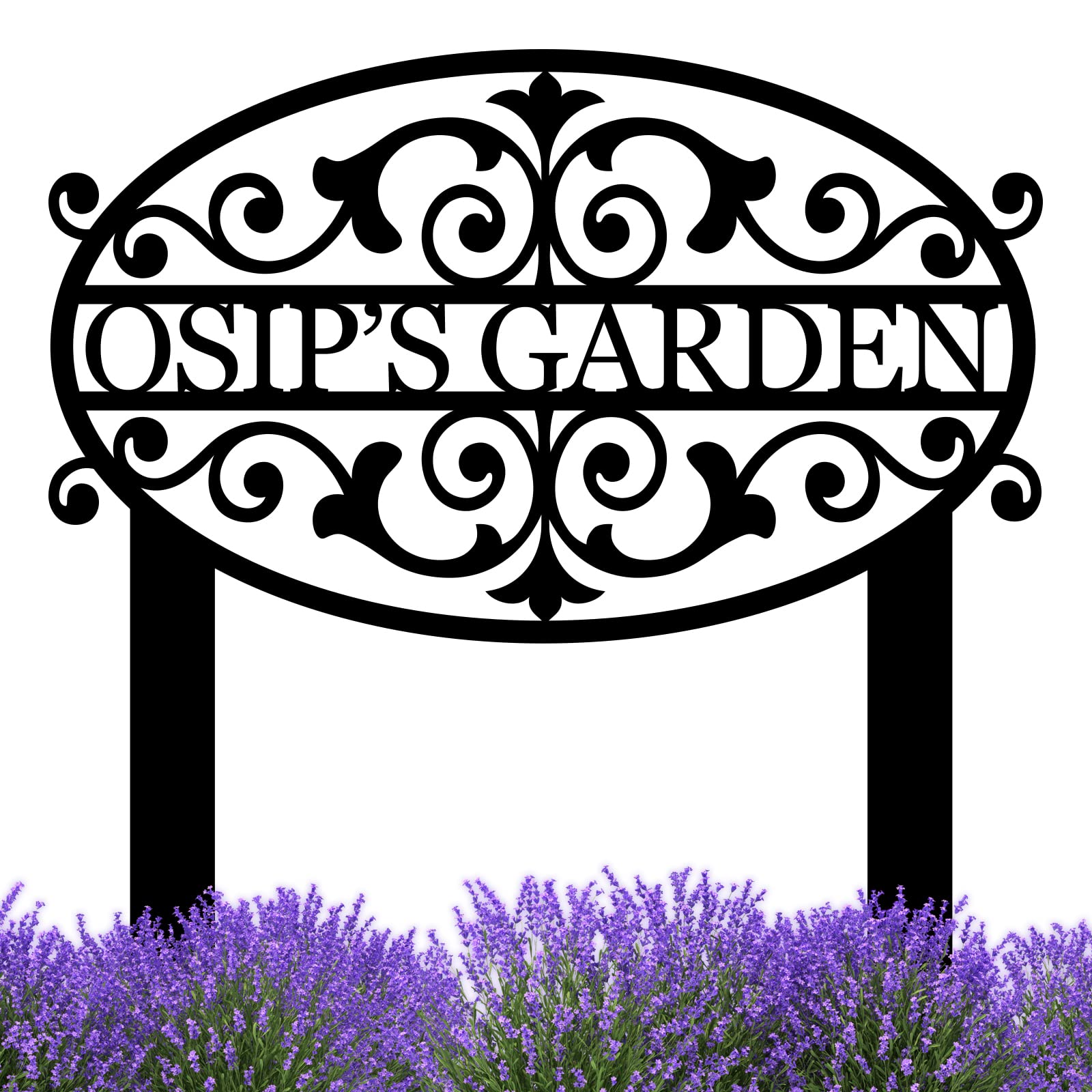 Personalized Metal Garden Signs - Custom Name Plaques for Outdoor & Vegetable Gardens - Unique Home & Yard Decor for Patio, Lawn, and Backyard Landscaping
