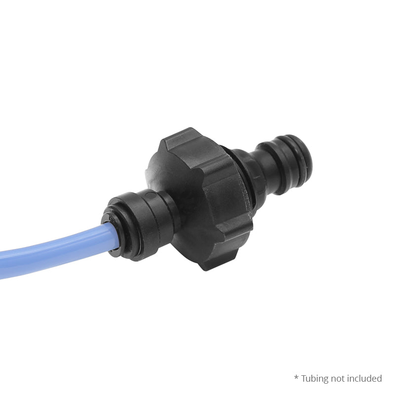 Push Fit to Male Quick Connect GH Thread Adapter - High Pressure Hydraulic Hose Fittings for Industrial, Automotive, and Plumbing Applications