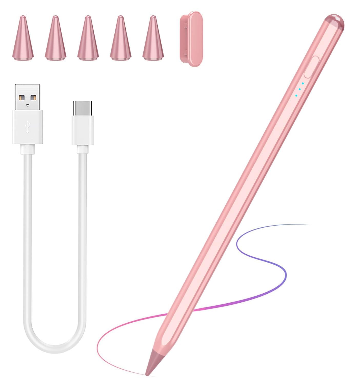 Apple Pencil 2nd Generation Stylus Pen - Fast Charging Compatible with iPad 9th/10th Gen, iPad Pro 11