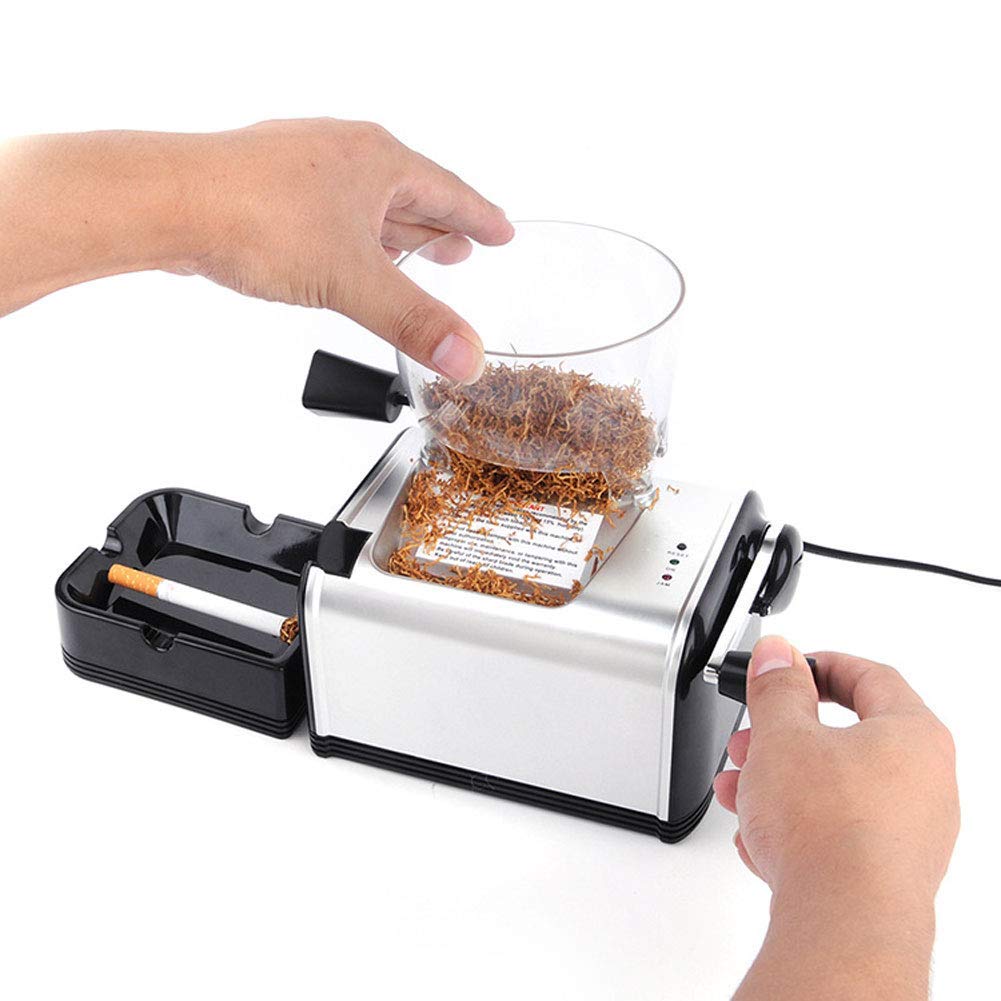 Electric Cigarette Injector Machine - Automatic Tobacco Rolling & Stuffing Maker for DIY Cigarettes | Perfect Gift for Men, Father's Day & Christmas | Home, Travel & Outdoor Use