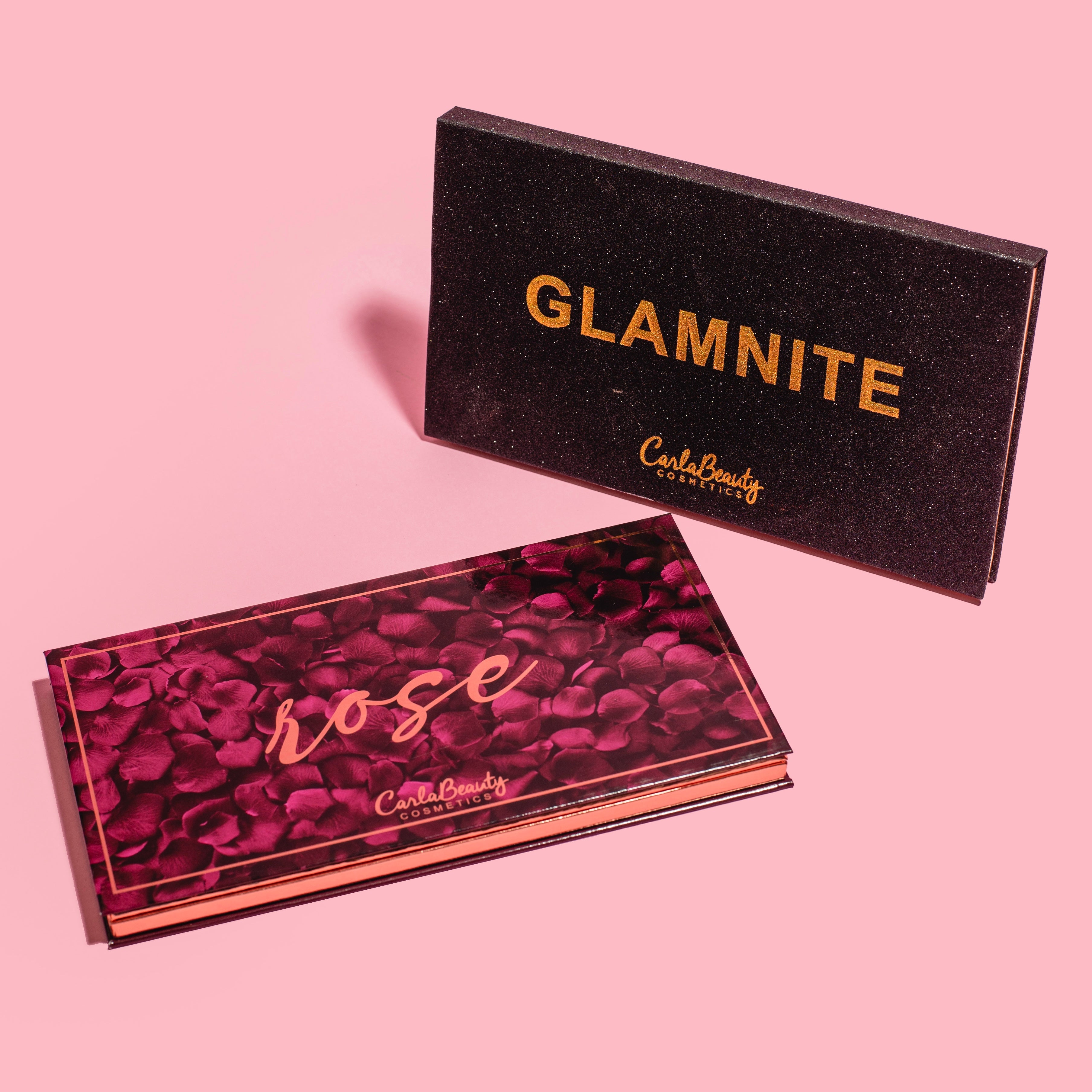 Rosé & Glamnite Eyeshadow Palette - 18 Highly Pigmented Matte & Shimmer Eyeshadows for Stunning Eye Makeup | Perfect for Party, Wedding & Everyday Glam Looks