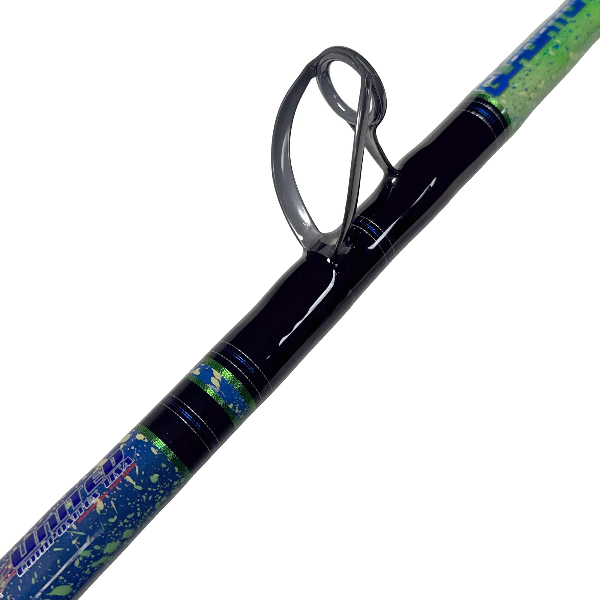 United Composites Limited Edition Mahi Rail Fishing Rods - Premium Saltwater Trolling Rod for Offshore & Deep Sea Fishing - Perfect for Mahi Mahi, Tuna & Big Game Fish