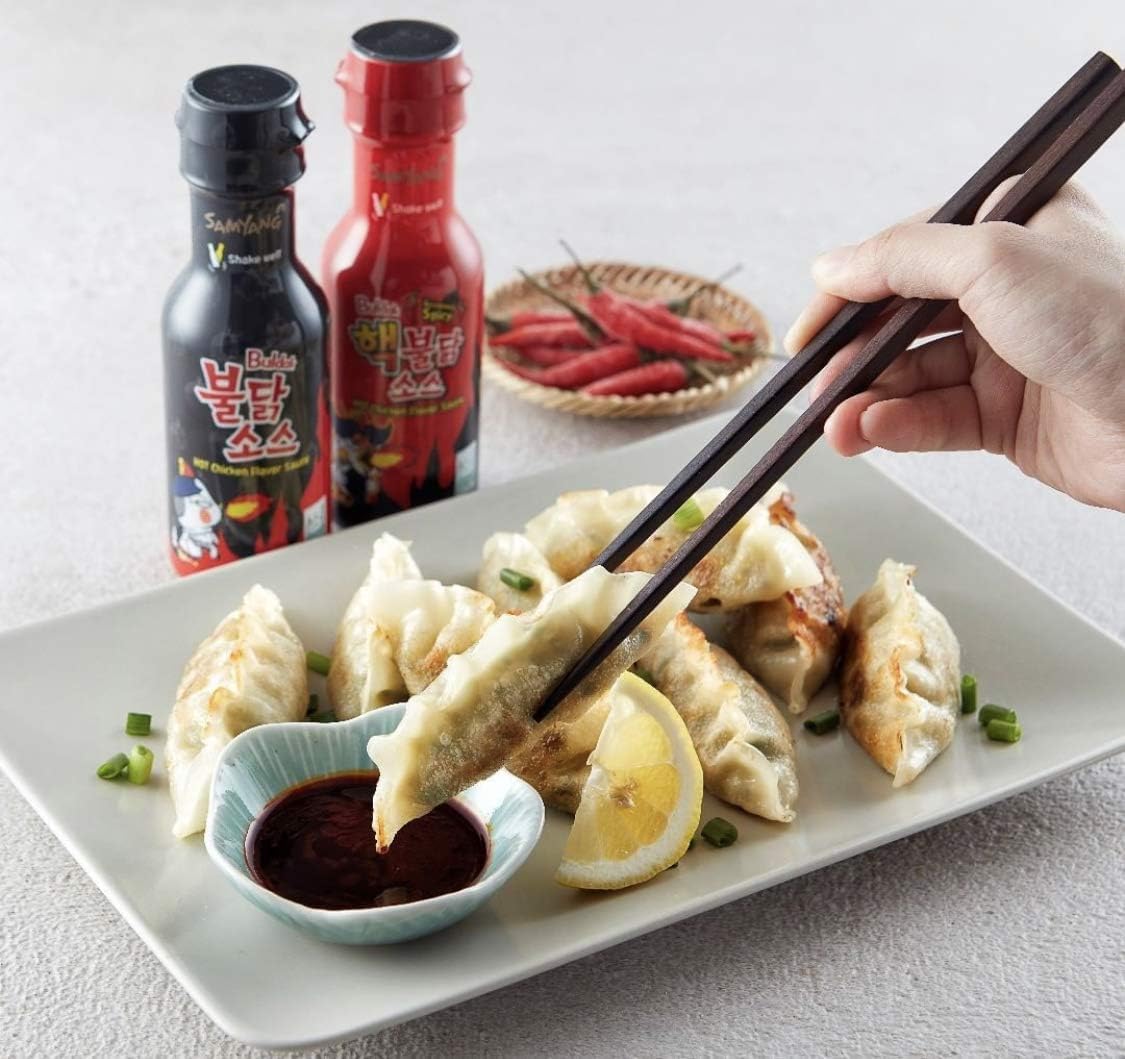Samyang Buldak Extra Spicy Korean Hot Chicken Sauce 7oz - Authentic Korean Fire Noodle Sauce for Ramen, Stir Fry & BBQ - Hot & Spicy Flavor (Pack of 1)
