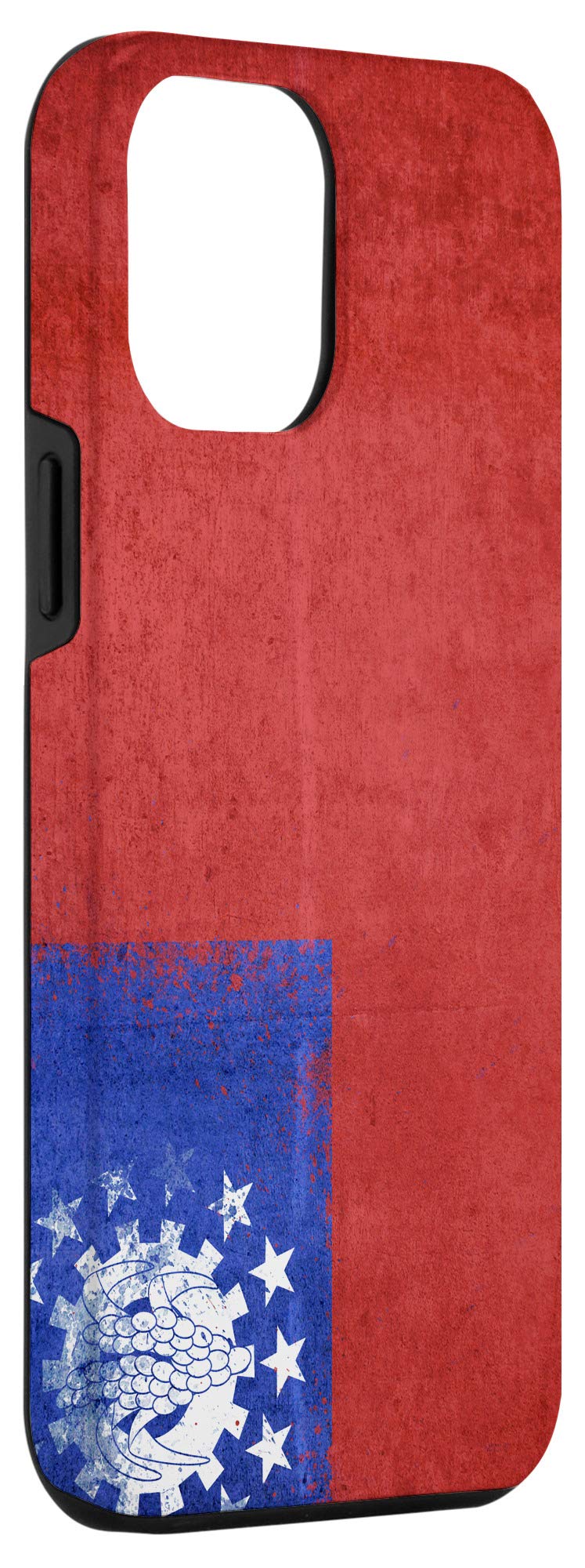 iPhone 12 Pro Max Case with Myanmar Flag Design - Premium Protective Cover for iPhone 12 Pro Max - Perfect Burmese Gift & Accessory for Travel, National Pride & Daily Use