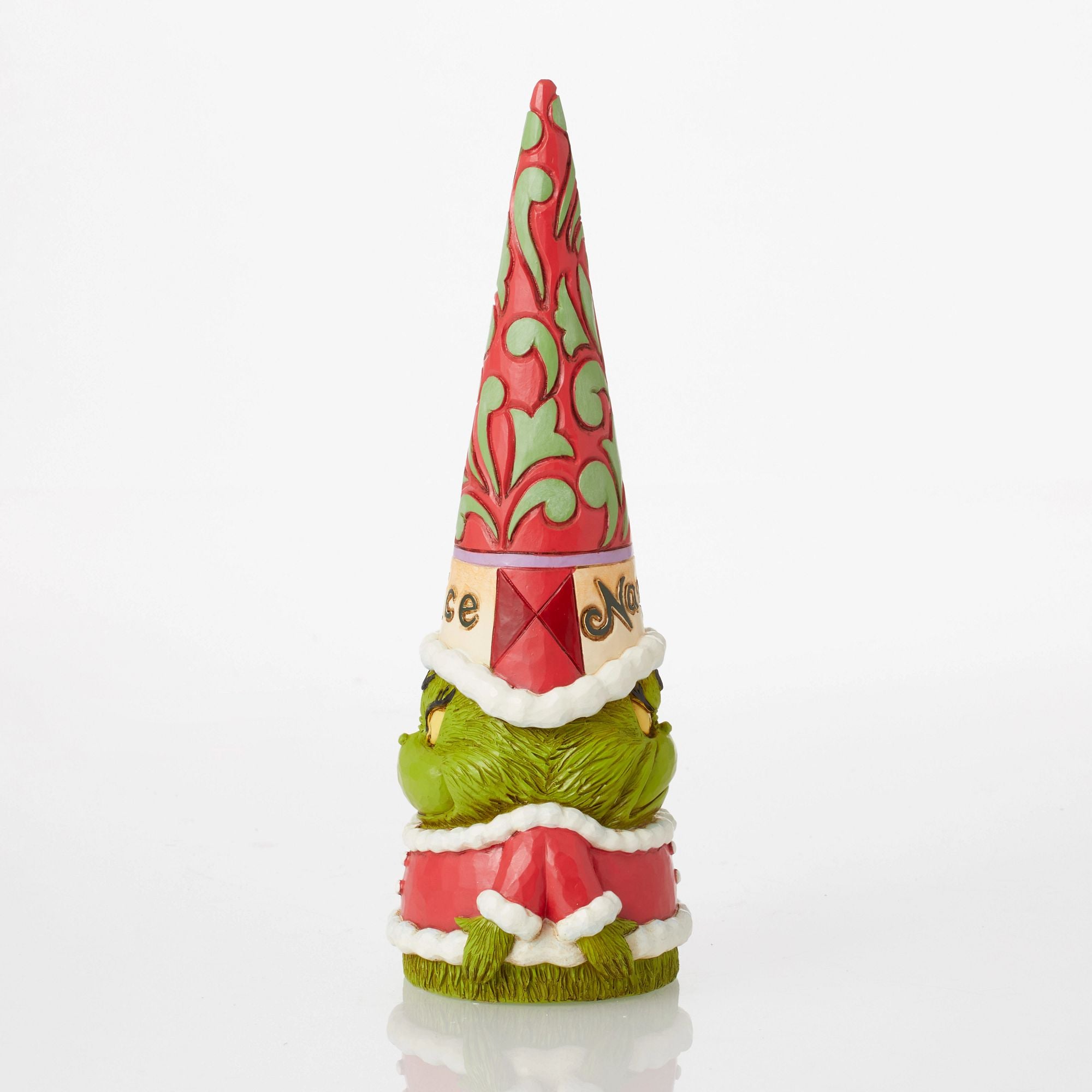 Naughty or Nice Grinch Gnome - Festive Christmas Decoration for Home, Office & Holiday Parties
